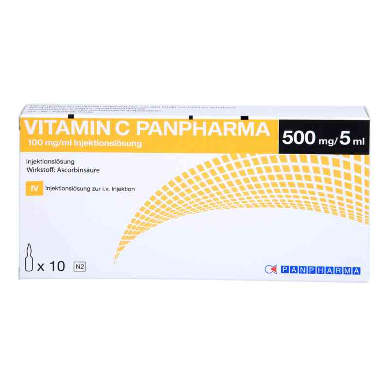 Vitamin C Panpharma 100 mg/ml Injektionslösung 10X5 ml von Panpharma GmbH PZN 16200474