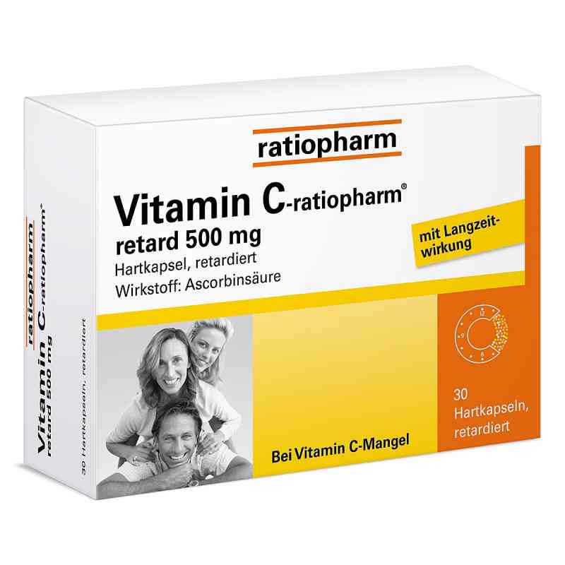 Vitamin C-ratiopharm® retard 500 mg Kapseln 30 stk von ratiopharm GmbH PZN 07260862