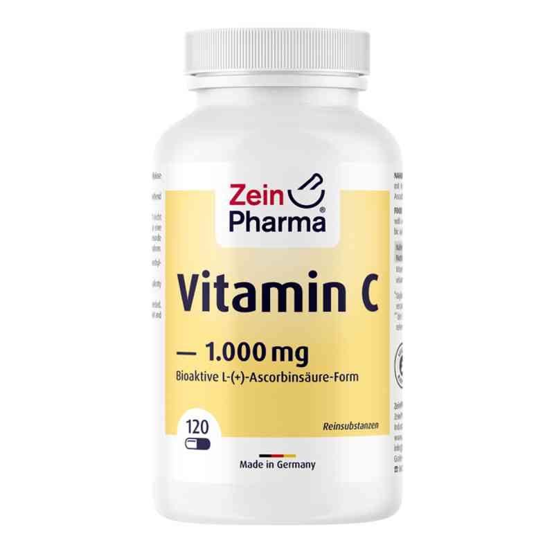 Vitamin C1000 mg Zeinpharma Kapseln 120 stk von ZeinPharma Germany GmbH PZN 16618854