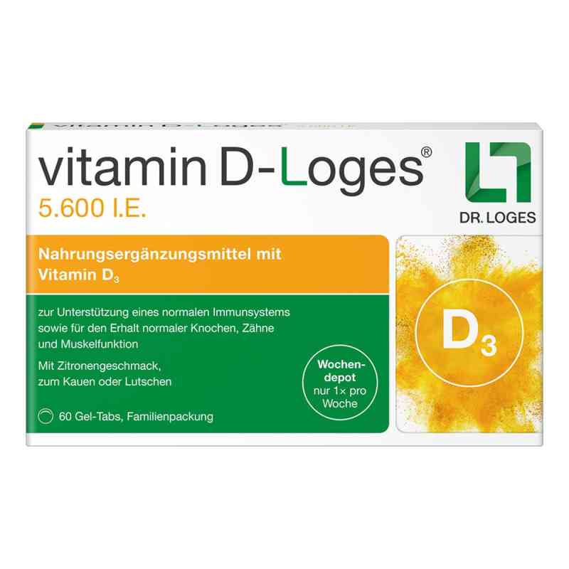Vitamin D-Loges 5.600 I.E - Wochendepot 60 stk von Dr. Loges + Co. GmbH PZN 11640978
