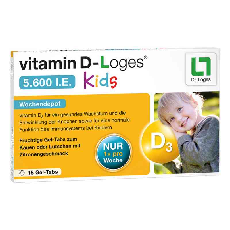 vitamin D-Loges 5.600 internationale Einheiten Kids - Wochendepo 15 stk von Dr. Loges + Co. GmbH PZN 18242100