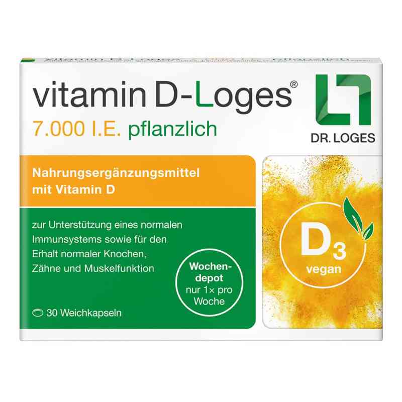 vitamin D-Loges 7.000 I.E. pflanzlich 30 stk von Dr. Loges + Co. GmbH PZN 17525907