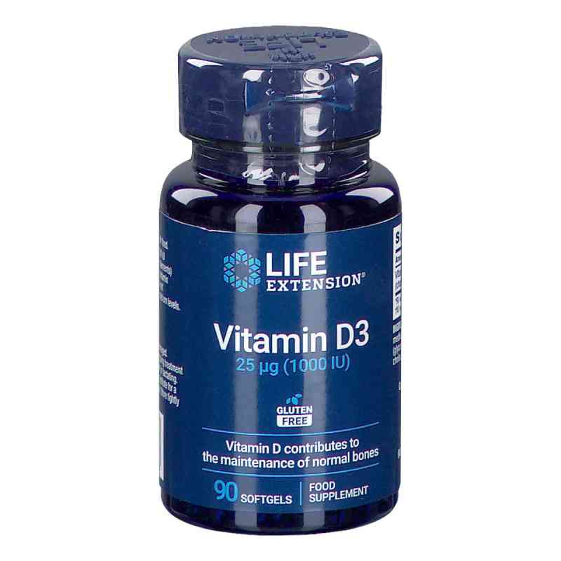 Vitamin D3 25 mg 1000 I.E. Weichkapseln 90 stk von Vuzimo B.V. PZN 19740389
