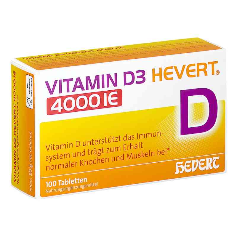 Vitamin D3 Hevert 4000 I.E. Tabletten 100 stk von Hevert-Arzneimittel GmbH & Co. KG PZN 19903331