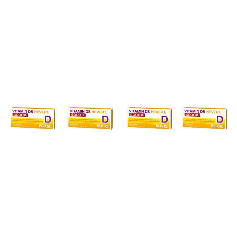 Vitamin D3 Hevert 4.000 I.E. Tabletten 4x30 stk von Hevert-Arzneimittel GmbH & Co. KG PZN 08107793