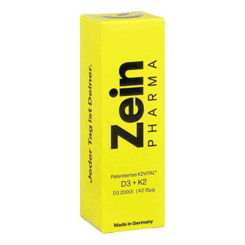 Vitamin D3 + K2 mit patentiertem K2VITAL® D3 200I.E. | K2 15µg 20 ml von ZeinPharma Germany GmbH PZN 17441659