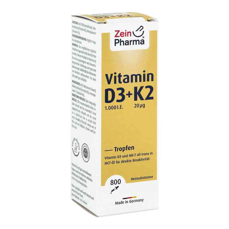 Vitamin D3+k2 Mk7 Tro Hoch 25 ml von ZeinPharma Germany GmbH PZN 16702951