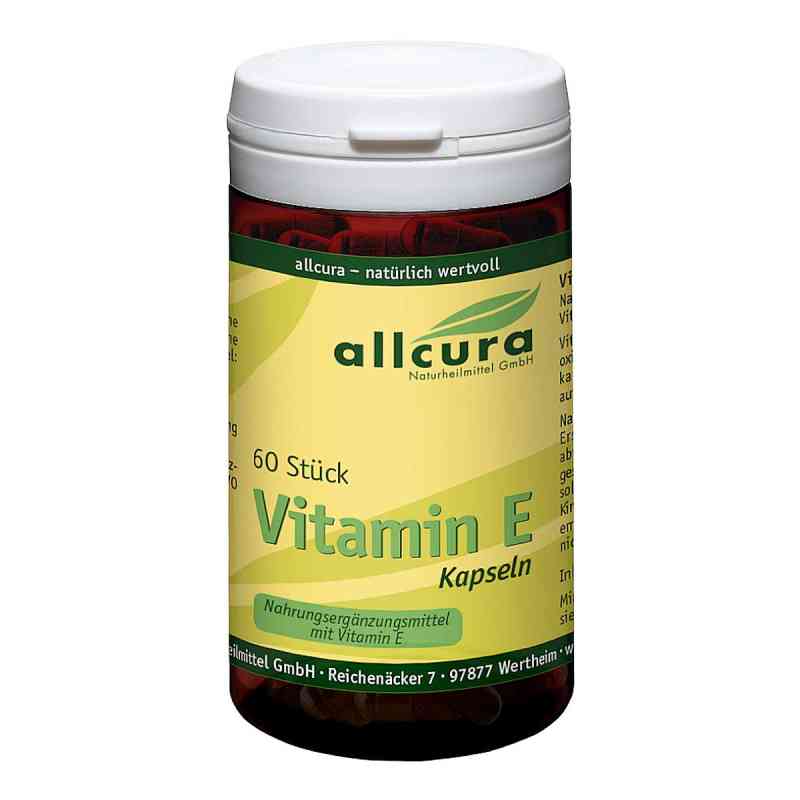 Vitamin E Kapseln 200 i.E. 60 stk von allcura Naturheilmittel GmbH PZN 13882591