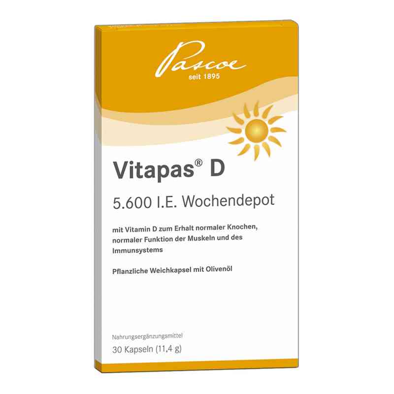 Vitapas D Kapseln 30 stk von Pascoe Vital GmbH PZN 14213840