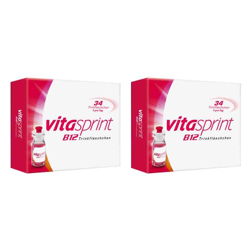 Vitasprint B12 Trinkfläschchen mit Vitamin B12 für mehr Energie 2x34 stk von Haleon Germany GmbH PZN 08106427