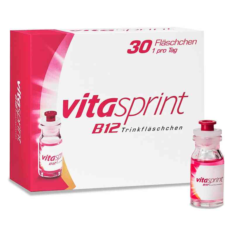 Vitasprint B12 Trinkfläschchen mit Vitamin B12 für mehr Energie 30 stk von Haleon Germany GmbH PZN 01853561