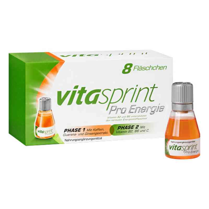 Vitasprint Pro Energie Trinkfläschchen 8 stk von Haleon Germany GmbH PZN 14050243