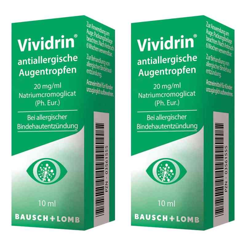 Vividrin antiallergische Augentropfen 2x10 ml von Dr. Gerhard Mann PZN 08104582