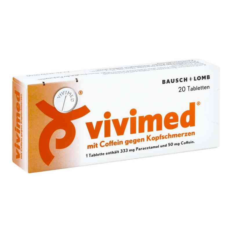 Vivimed mit Coffein gegen Kopfschmerzen, Schmerztabletten 20 stk von Dr. Gerhard Mann PZN 00410324