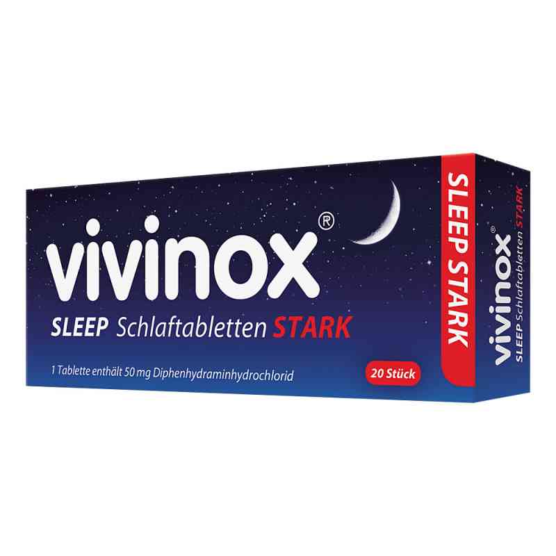 Vivinox SLEEP stark Schlaftabletten bei Schlafstörungen 20 stk von Dr. Gerhard Mann PZN 02083906