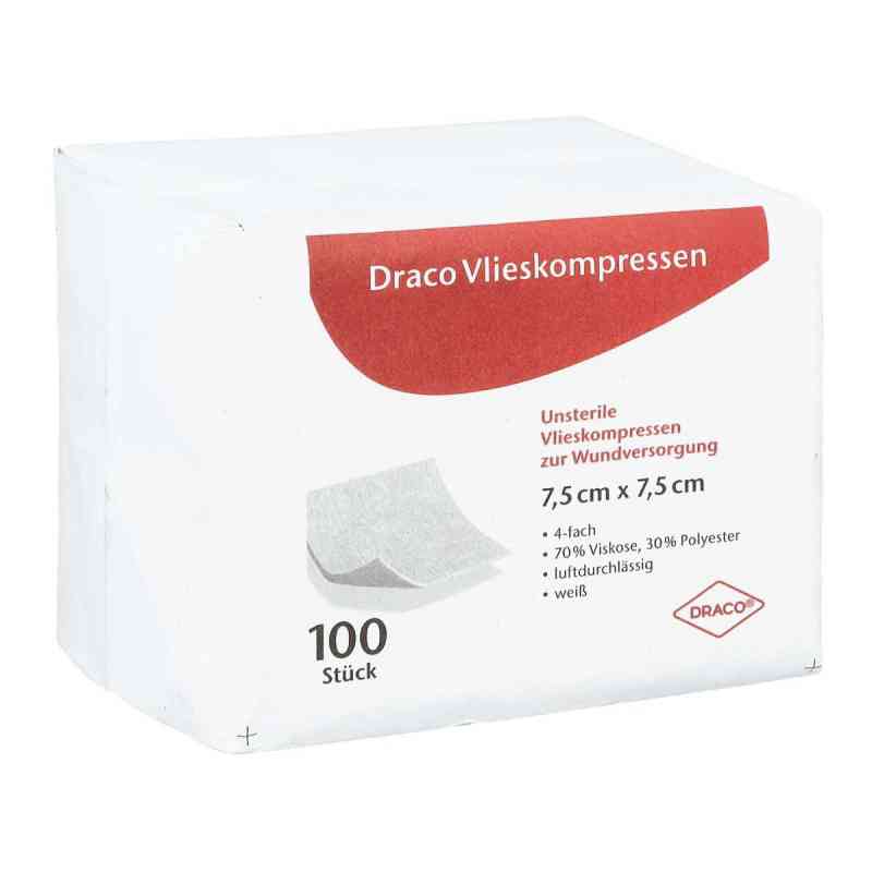 Vliesstoff-kompressen 7,5x7,5 cm unsteril 100 stk von Dr. Ausbüttel GmbH & Co. KG PZN 00571406