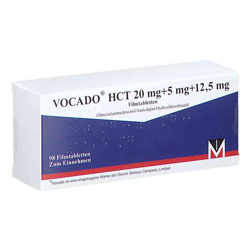 Vocado Hct 20 Mg/5 Mg/12,5 Mg Filmtabletten 98 stk von Orifarm GmbH PZN 18113621