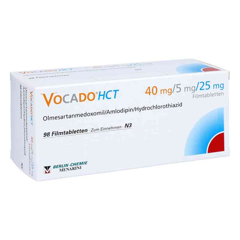 Vocado Hct 40 mg/5 mg/25 mg Filmtabletten 98 stk von BERLIN-CHEMIE AG PZN 07381979