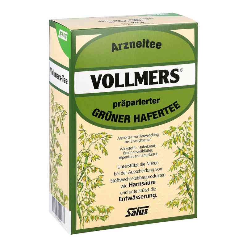 Vollmers präparierter Grüner Hafertee 75 g von SALUS Pharma GmbH PZN 05372048