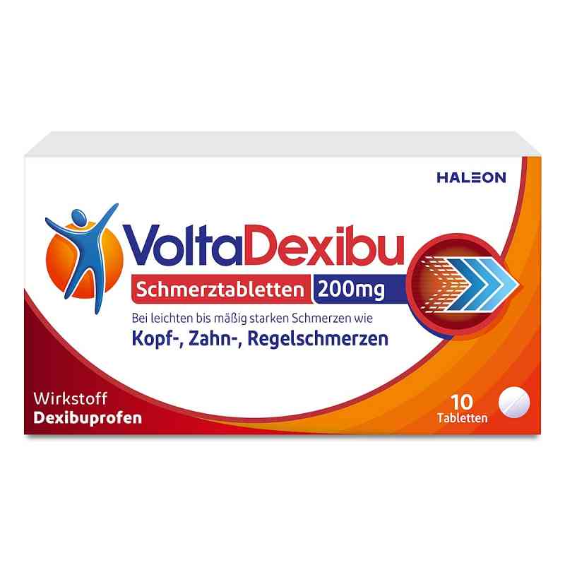 VoltaDexibu Schmerztabletten Dexibuprofen 200 mg 10 stk von Haleon Germany GmbH PZN 19208418