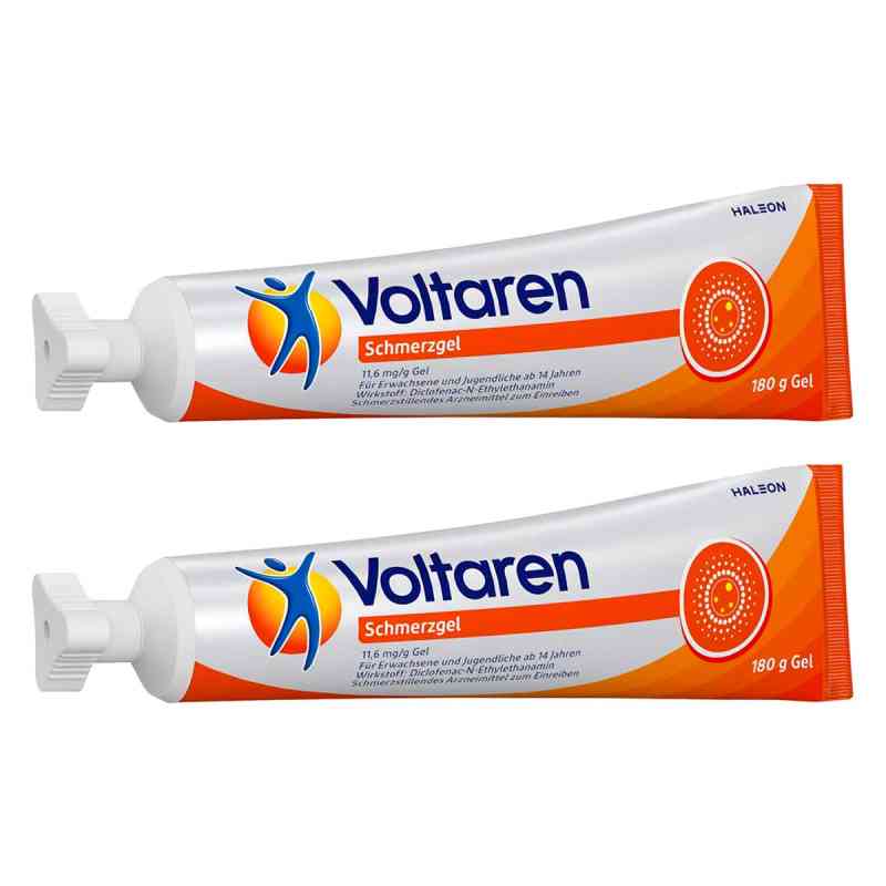 Voltaren Schmerzgel 11,6 mg/g Gel mit Diclofenac 2x180 g von Haleon Germany GmbH PZN 08105114
