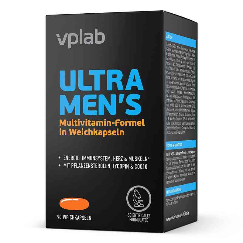 VPLAB Ultra Men's Multivitamin-Formel Weichkapseln 90 stk von VPlab SIA PZN 08107560