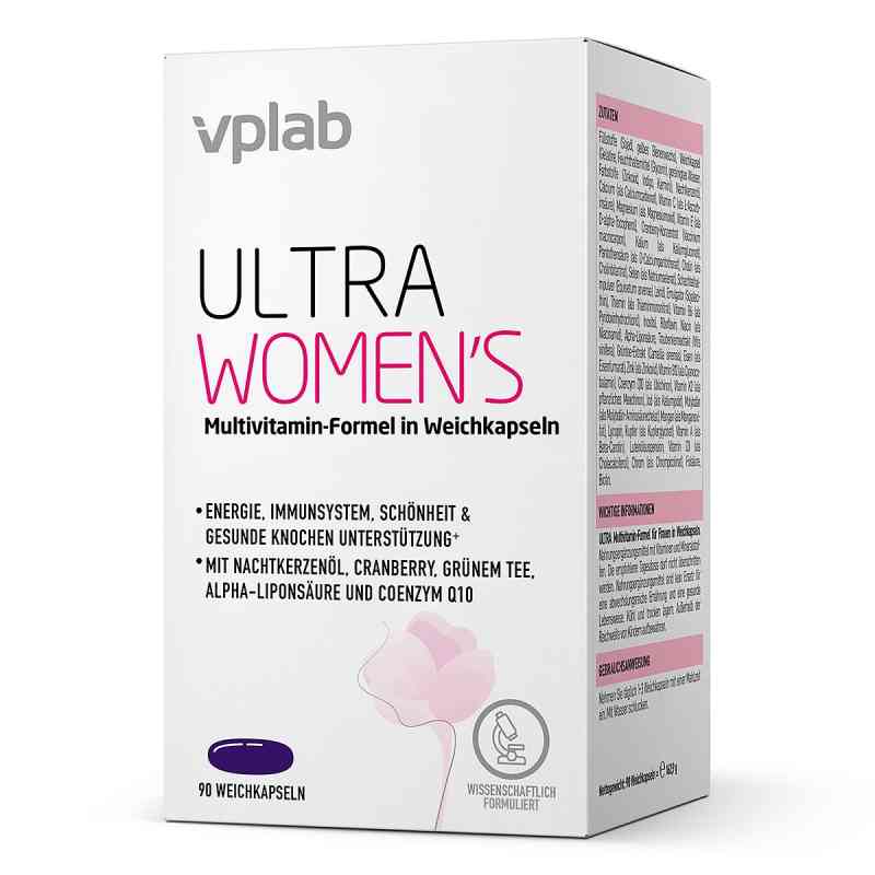 VPLAB Ultra Women's Sport Multivitamin-Formel Weichkapseln 90 stk von VPlab SIA PZN 08107561