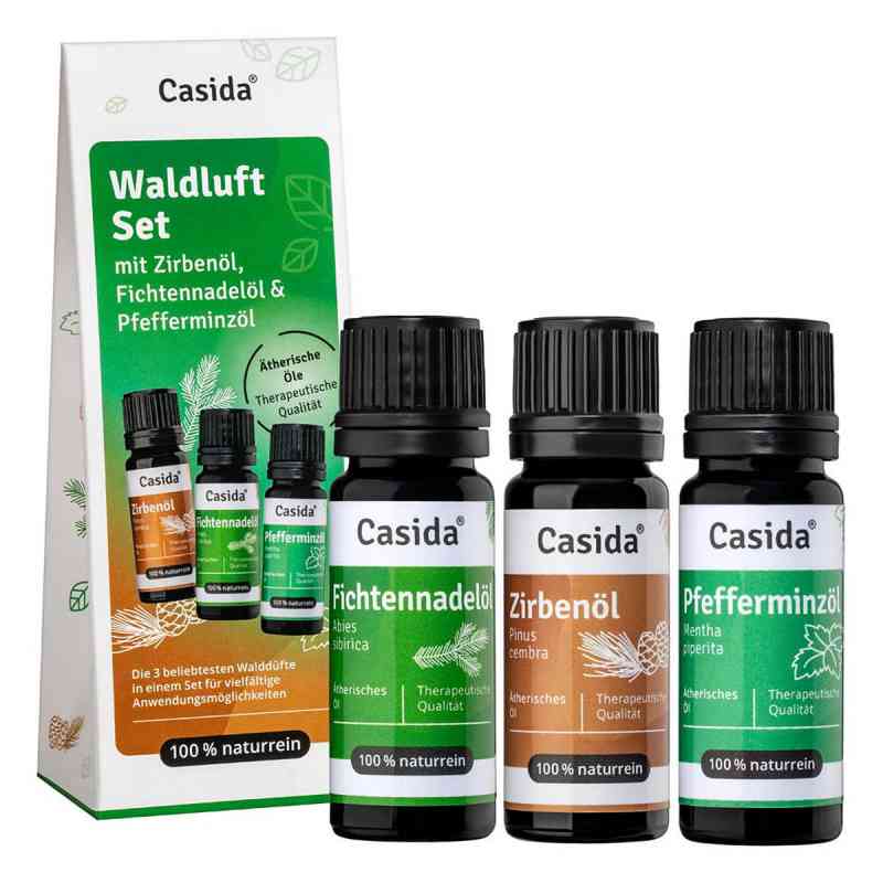 Waldluft Set Zirben&fichtennadel&pfefferminz öl 3X10 ml von Casida GmbH PZN 17941445