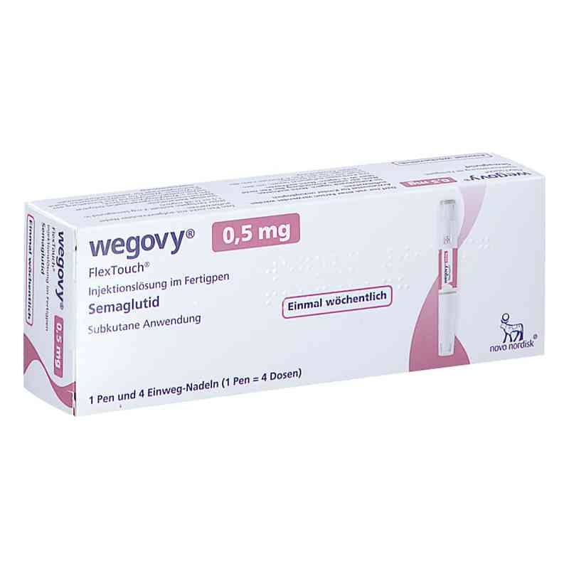 Wegovy 0,5 Mg Flextouch Injektionslösung Fertigpen 1X1.5 ml von Abacus Medicine A/S PZN 19197666