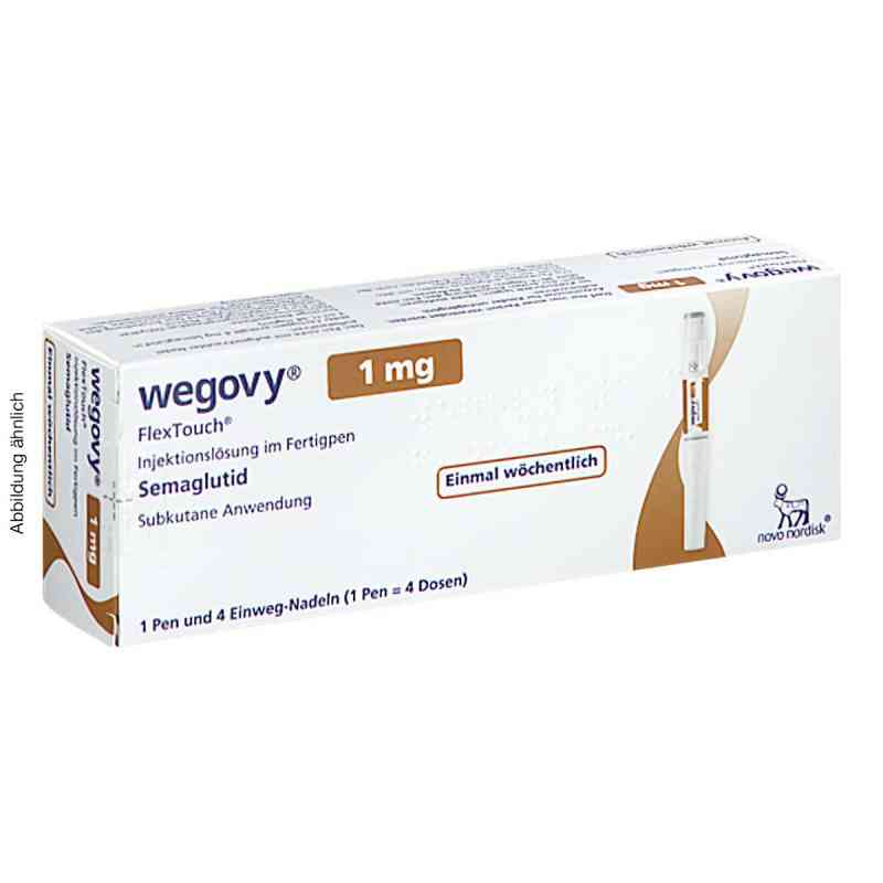 Wegovy 1 Mg Flextouch Injektionslösung Fertigpen 1X3 ml von 2care4 ApS PZN 19234077