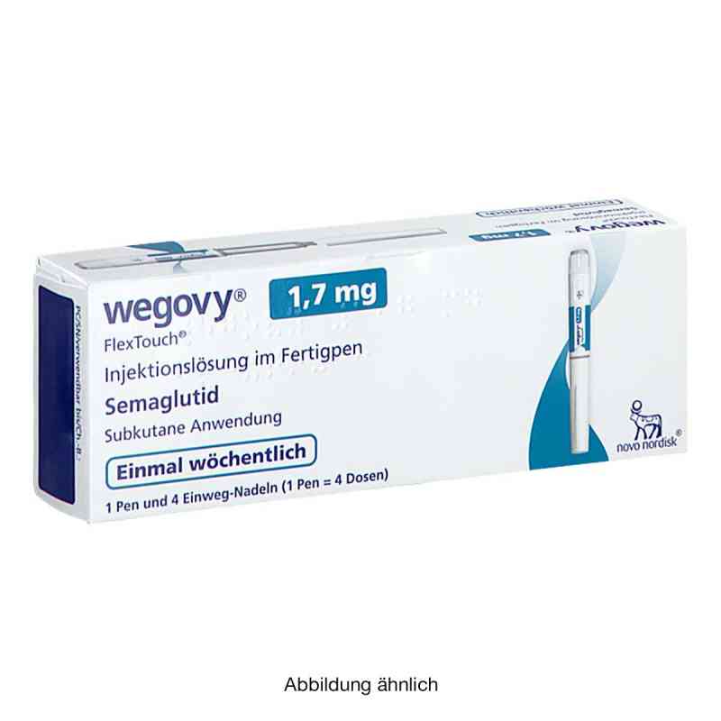 Wegovy 1,7 Mg Flextouch Injektionslösung fertigpen 1X3 ml von 1 4 U Pharma GmbH PZN 19769246