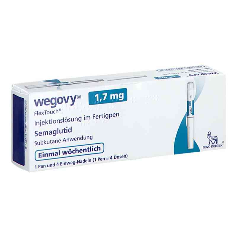 Wegovy® 1,7 mg Flextouch Injektionslösung im Fertigpen 1X3 ml von Novo Nordisk Pharma GmbH PZN 18299330