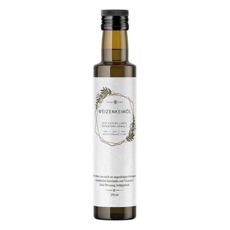 Weizenkeimöl Kaltgepresst Spermidin Nordic Pure 250 ml von Mediakos GmbH PZN 20094977