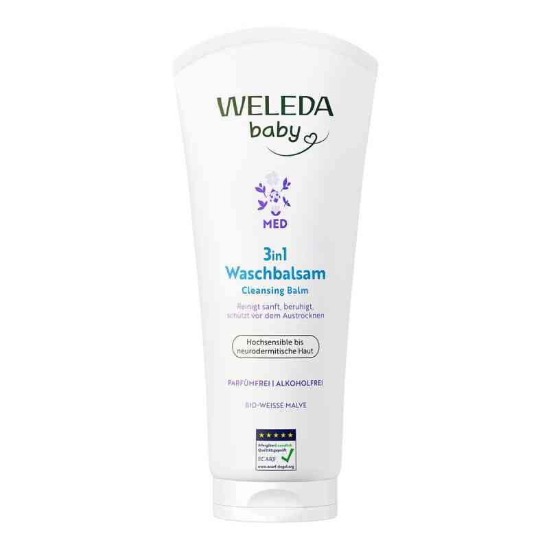Weleda 3in1 Waschbalsam Weiße Malve 200 ml von WELEDA AG PZN 20572282