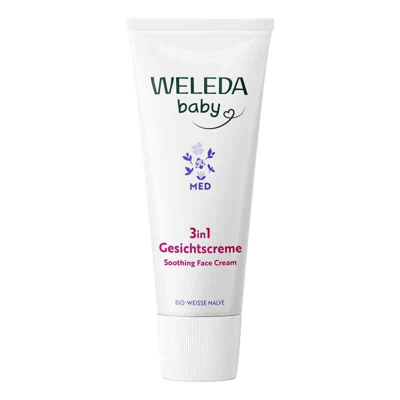 Weleda Baby 3in1 Gesichtscreme Weiße Malve 50 ml von WELEDA AG PZN 20571940