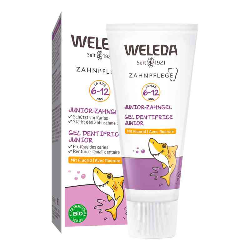 Weleda Junior-Zahngel mit Fluorid, Kinder 6-12 Jahre 50 ml von WELEDA AG PZN 19442261