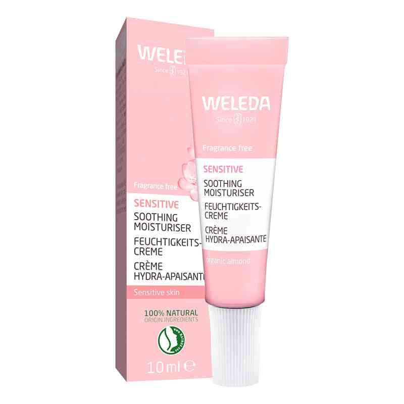 Weleda Sensitiv Feuchtigkeitscreme Mandel 10 ml von WELEDA AG PZN 19444538