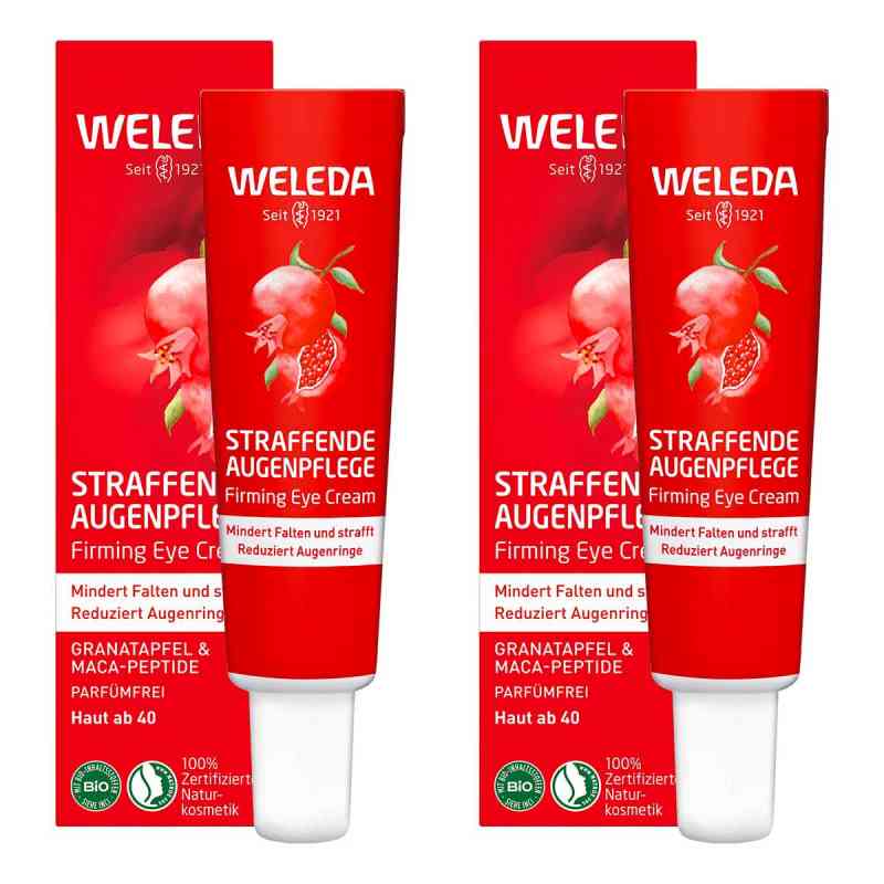 Weleda Straffende Augenpflege Granatapfel & Maca 2x12 ml von WELEDA AG PZN 08104194