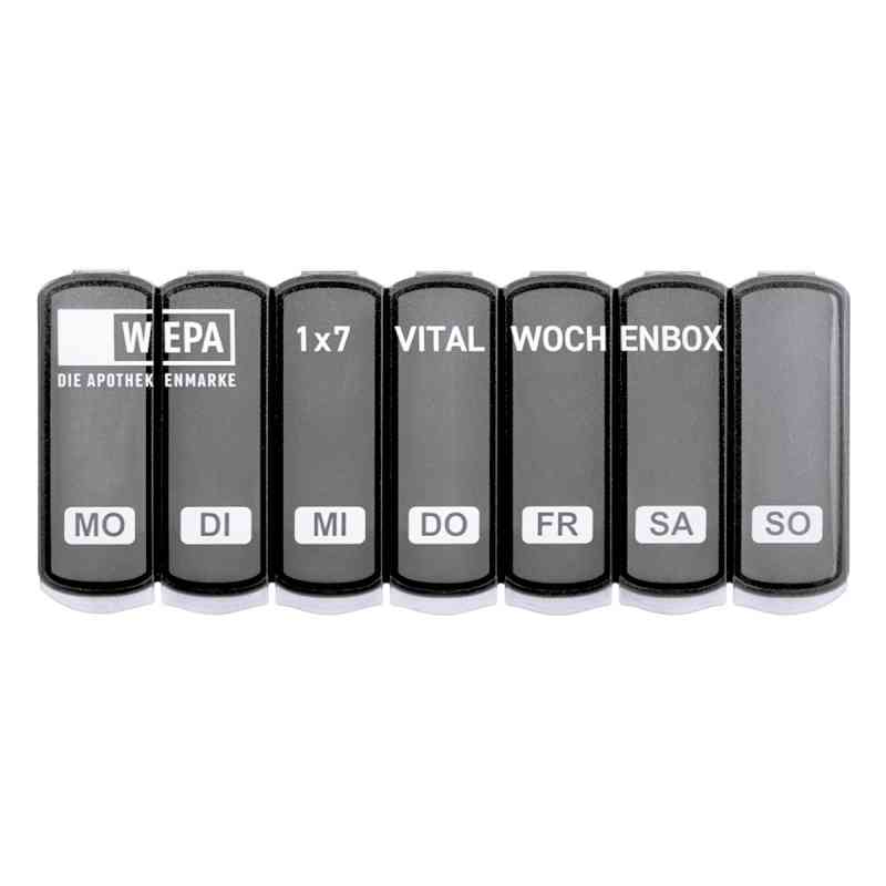 Wepa 1x7 Vital Wochenbox Grau 1 stk von WEPA Apothekenbedarf GmbH & Co KG PZN 20646282