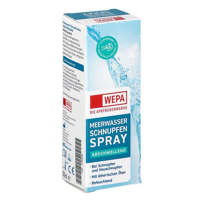 Wepa Meerwasser Schnupfenspray Abschwellend 1X20 ml von WEPA Apothekenbedarf GmbH & Co KG PZN 19380287