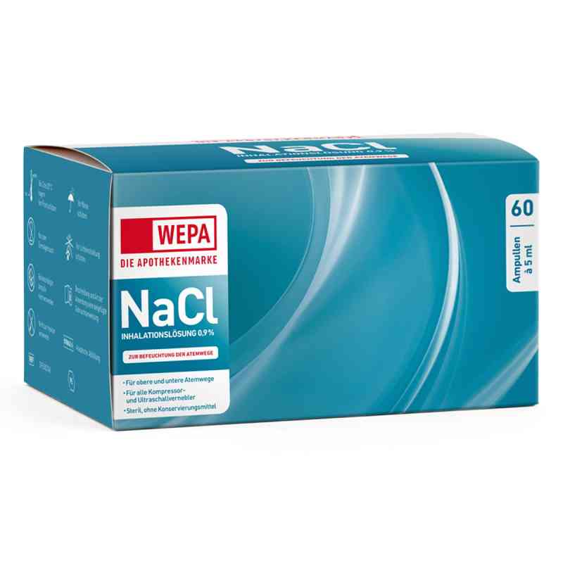 Wepa NaCl 0,9% Inhalationslösung 60X5 ml von WEPA Apothekenbedarf GmbH & Co KG PZN 16582748