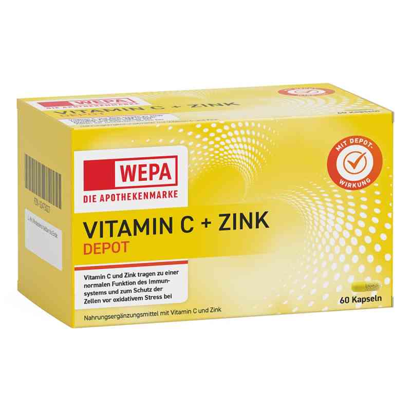 Wepa Vitamin C+Zink Kapseln 60 stk von WEPA Apothekenbedarf GmbH & Co KG PZN 17935077