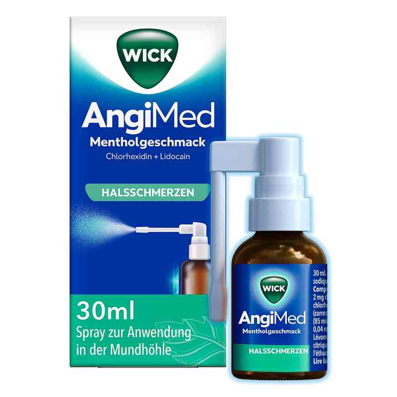 Wick AngiMed Mentholgeschmack 2mg/ml+0,5mg/ml Spray  30 ml von WICK Pharma - Zweigniederlassung der Procter & Gam PZN 18447983