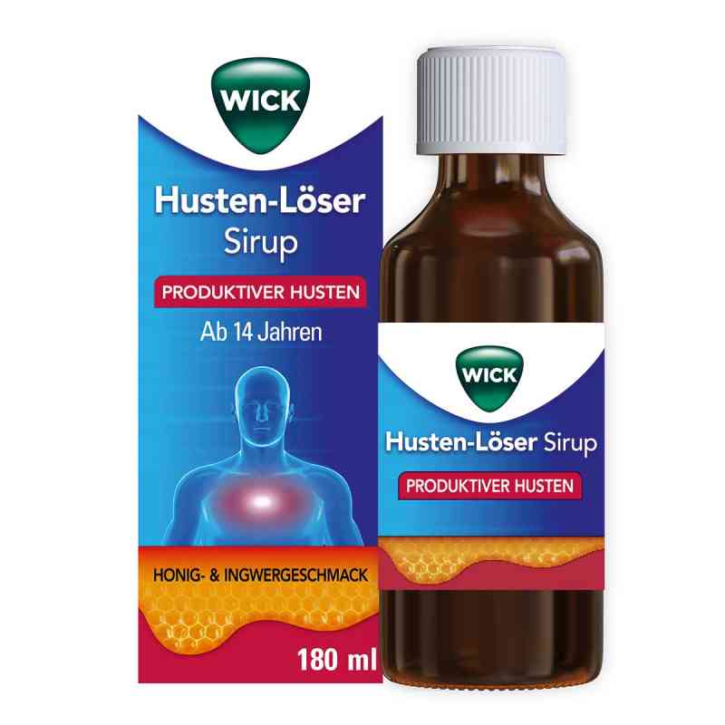 Wick Husten-Löser Sirup mit Honigaroma 200mg/15ml 180 ml von WICK Pharma - Zweigniederlassung der Procter & Gam PZN 18836118