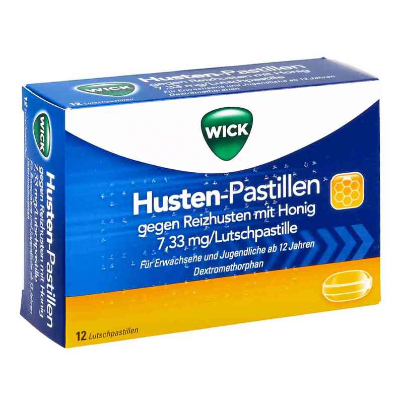 WICK Husten-Pastillen gegen Reizhusten mit Honig 12 stk von WICK Pharma - Zweigniederlassung PZN 00811595