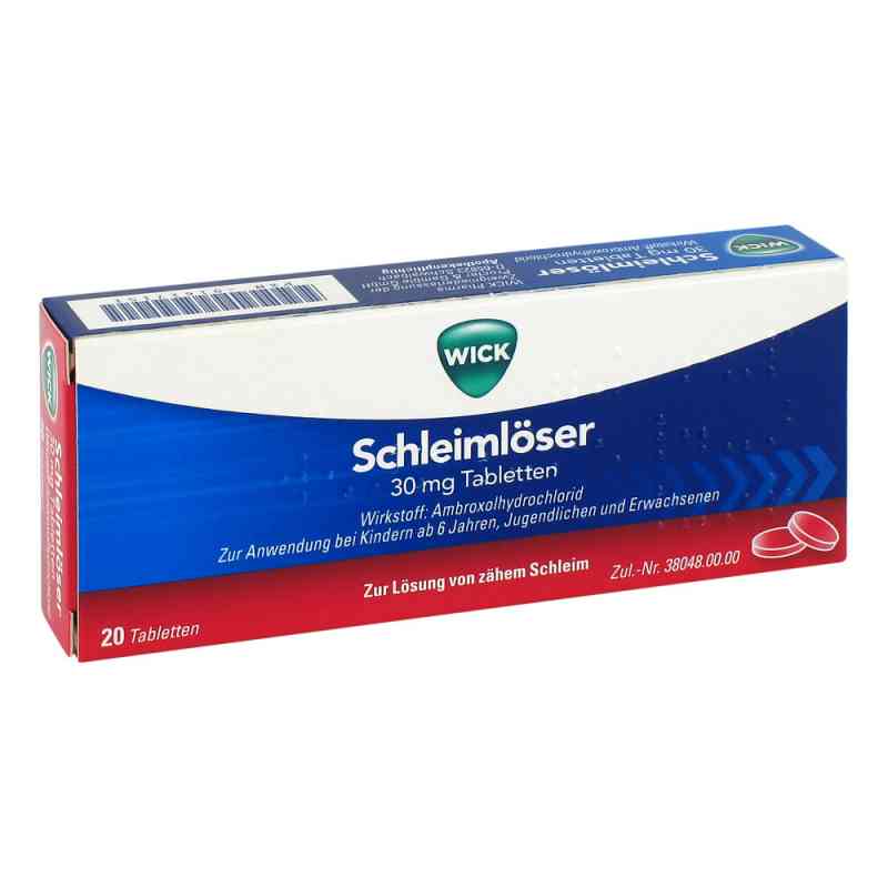 WICK Schleimlöser 30mg 20 stk von WICK Pharma - Zweigniederlassung der Procter & Gam PZN 01617151