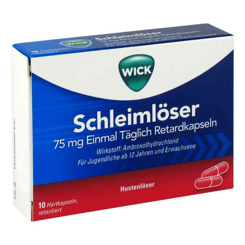 WICK Schleimlöser 75mg Einmal Täglich 10 stk von WICK Pharma - Zweigniederlassung der Procter & Gam PZN 01616967
