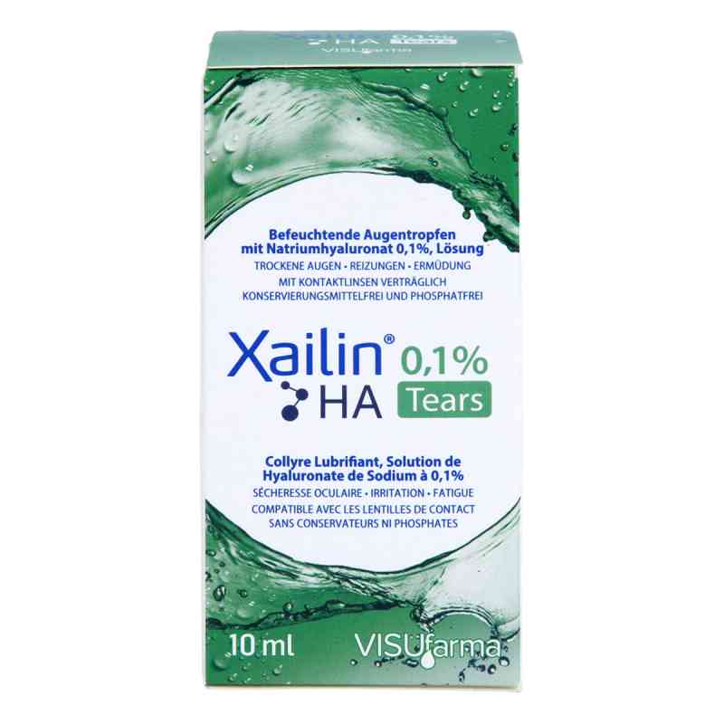 Xailin Tears 0,1% Ha Augentropfen 10 ml von VISUfarma B.V. PZN 17467854