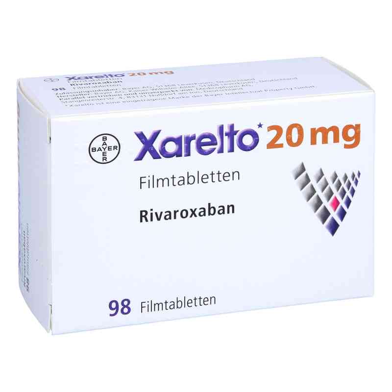 Xarelto 20 mg Filmtabletten 98 stk von Medicopharm AG PZN 13502507