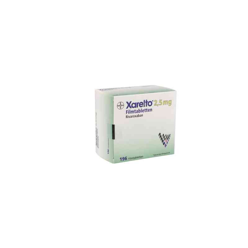 Xarelto 2,5 mg Filmtabletten 1X196 stk von EMRA-MED Arzneimittel GmbH PZN 15569616